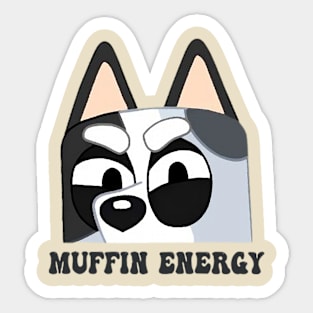 Muffin energy Sticker